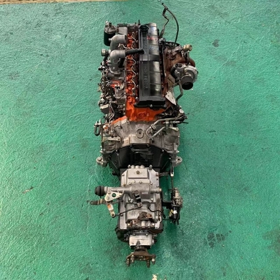 Isuzu 6HE1T Kullanılmış Dizel Motor 6 Silindir Direkt Enjeksiyon Otomatik Motor